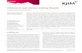 Vitamin D and chronic kidney disease - KJIM :: The …kjim.org/upload/kjim-29-4-2_416-427.pdf · patients with CKD include aggressive blood pressure control, and medications such
