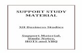 SUPPORT STUDY MATERIAL - brilliantpublicschool.combrilliantpublicschool.com/files/documents/Doc-1273-XII-Business... · 2 XII – Business Studies Class-XII ... Maximum Marks : 100