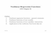 Nonlinear Regression Functions - Forsiden · Nonlinear regression functions – general comments 2. ... = 557.8 + 36.42 ln(Income i) (3.8) (1.40) so a 1% increase in Income is associated