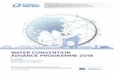 WATER CONVENTION ADVANCE PROGRAMME … · 2 WATER CONVENTION 2018 The eighth edition of Water Convention reinforces its focus on what makes cities resilient and liveable by providing
