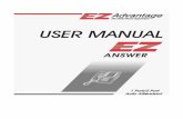 EZ ANSWER USER MANUAL - EZ Advantage- Home · 1 PORT / 2 PORT AUTO ATTENDANT Model EZD2480 EZ ADVANTAGE CORP., ... The EZ ANSWER is a Plug-n-play product, ... The EZ ANSWER Auto Attendant
