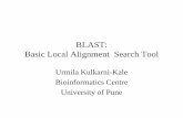 BLAST: Basic Local Alignment Search Tool · BLAST: Basic Local Alignment Search Tool Urmila Kulkarni-Kale Bioinformatics Centre University of Pune
