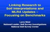 Linking Research to Soil Interpretations and MLRA Updates – Focusing …€¦ · Linking Research to Soil Interpretations and ... – Property means and variability. MLRA SSO Field