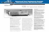 Advanced Test Equipment Rentals · 2015-06-17 · visual and aural carriers • Visual and aural carrier level and frequency measurement • Survey of system visual and aural carrier