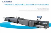 600SCC DIGITAL BOOKLET SYSTEM - albyco.com€¦600SCC DIGITAL BOOKLET SYSTEM THE INDUSTRY STANDARD FOR FINISHING DIGITALLY PRINTED SHEETS PC Controlled, Fully Automatic Process Up