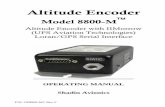Altitude Encoder - shadin.com · Altitude Encoder Model 8800-M™ ... manual be attached to the FAA-approved flight manual or always be kept on board for reference. P/N: ... ICAO