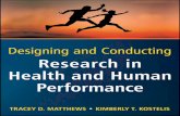 DESIGNING AND PERFORMANCE - Buch.de€¦ · Designing and conducting research in health and human performance / Tracey D. Matthews, Kimberly T. Kostelis. ... 7 Mixed-Methods and Action