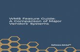 WMS Feature Guide: A Comparison of Major Vendors’ Systems .4 WMS Feature Guide: A Comparison of