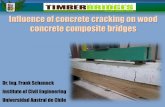 Influence of concrete cracking on wood concrete …woodcenter.org/docs/ICTB2013/technical/presentations/2_3_ID74... · (≈4000 timber bridges) • Simply supported beam bridges