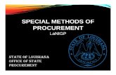 Special Methods of Procurement - Lanigplanigp.org/images/downloads/Methods_of_Procurement_Title39.pdf · special methods of procurement lanigp ... proprietary bid authorized dealer
