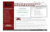 December 2010 PROFESSIONAL ESTIMATOR - …aspedenver.org/images/downloads/Newsletter/12_2010.pdf · PROFESSIONAL ESTIMATOR Denver, Chapter 5 MESSAGE FROM YOUR PRESIDENT Heather Boulanger