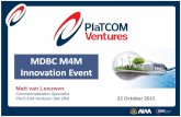 MDBC M4M Innovation Event€¦ · Universiti Malaysia Terengganu (UMT) ... Universiti Teknologi Petronas (UTP) ... Institute of Medical Research (IMR)