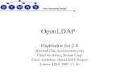 OpenLDAP - USENIX · OpenLDAP Project •Open source code project •Founded 1998 •Three core team members •A dozen or so contributors •Feature releases every 12-18 months