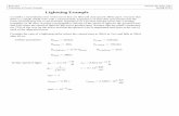Mathcad - L43 · ECE 524 Transients in Power Systems Session 43; Page 1/22 Spring 2018 Lightning Example Consider a transmission line with towers that …