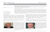 RSC Advances - University of South Australia INSTITUTE... · Cite this: RSC Advances, 2013, 3, 13540 Nanoscale deposition of chemically functionalised films via plasma polymerisation
