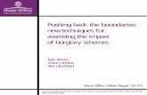 Pushing back the boundaries: new techniques for assessing ... · Pushing back the boundaries: new techniques for assessing the impact ... Command Unit (BCU) and the wider ... Pushing