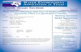 North Texas Section · 06/05/2014 · The North Texas Section is ... Planning, Design and Operation ... A special set of class notes and the textbook Wastewater Treatment Plants: