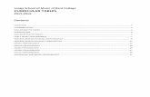 Bard College CURRICULAR TABLES - longy.edu · Longy School of Music of Bard College CURRICULAR TABLES 2015 ... ** The departmental requirements in Lydian Chromatic Concept and MAM