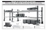 Guide to Assembly & Usage Mecalux Pallet Racking Assembly€¦ · Where racking is to be installed or directed to be installed by the end user or an agent acting on their behalf,