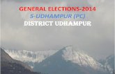 GENERAL ELECTIONS-2014 5-UDHAMPUR (PC) …kathua.nic.in/kt/gl/udm.pdf · Punjab Kesari –(11-2-2014) Programme By Agriculture Department On 14-03-2014 . SVEEP Programme at ... •SVEEP