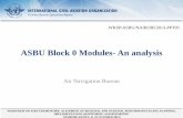 ASBU Block 0 Modules- An analysis Block 0 Modules-iKIT… · ASBU Block 0 Modules- An analysis . ... 21 -25 OCTOBER 2013) 14 October 2013 Page 2 Outline ... • The Modules of Block