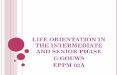 LIFE ORIENTATION IN THE INTERMEDIATE AND …cgouws.yolasite.com/resources/LIFE ORIENTATION IN THE INTERMEI… · LIFE ORIENTATION IN THE INTERMEDIATE AND SENIOR PHASE ... WHAT IS