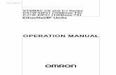 OPERATION MANUAL - OMRON – Automação Industrialindustrial.omron.com.br/uploads/arquivos/M11Z9090907.pdf · Ethernet Unit Memory Allocations. . . . . . . . . . . . . . . . . .