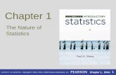 The Nature of Statistics - Auburn Universityauburn.edu/~carpedm/courses/stat2510/notes/STAT2510week1.pdf · Section 1.1: Statistics Basics ... 2012, 2008 Pearson Education, Inc. Chapter