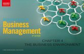 CHAPTER 4 THE BUSINESS ENVIRONMENT - Thinusthinus.weebly.com/uploads/3/0/6/3/30633117/chapter_4_tp.pdf · The composition of the business environment ... •International markets