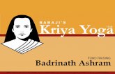 FUND RAISING Badrinath Ashram - Babaji’s Kriya Yoga · 1 Babaji’s Kriya Yoga Order of Acharyas | | Badrinath Ashram Fund Raising Badrinath Ashram FUND RAISING Babaji’s Kriya