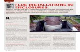 DESIGN RIGHT FLUE INSTALLATIONS IN … · is the standard for flue and fire box installation. ... through a floor, ceiling, roof or wall. Separation from combustible materials (called