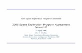 2006 Space Exploration Program Assessment Documents/30AIAA SEPC... · pg. 3 AIAA Space Exploration Program ... new science missions; etc. Vision for Space Exploration ... Space Exploration
