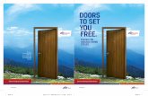 DOORS TO SET YOU FREE. the production facilities at the Tarapur and Vasind Works or even the Kamleshwar works, located near Nagpur, ensures demands are meant without ado across all