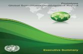 Prototype Global Sustainable Development Report · The Rio+20 outcome document The Future We Want calls for ... Prototype Global Sustainable Development Report ... nominated/ selected