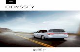 2016 ODYSSEY - Dealer eProcesscdn.dealereprocess.com/cdn/brochures/honda/2016-odyssey.pdf · THE 2016 ODYSSEY Odyssey Touring Elite shown in Obsidian Blue Pearl. Built with your loved