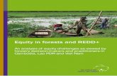 Equity in forests and REDD+ - climatefocus.com Equity... · An analysis of equity challenges as viewed by ... project funded by the Norwegian Agency for Development Cooperation (NORAD),
