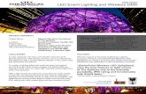 Case Study: LED Event Lighting and Wireless DMX · CASE STUDY: LED Event Lighting ... The combined uplighter and wireless DMX lighting solution by City Theatrical helped Amazon realize