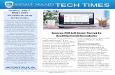 August 2017 RIGHT HAND TECH TIMES · RIGHT HAND TECH TIMES TECH TIMES JUNE 2016 ... the busiest and laziest of us, it ... recruiter, followed by any