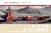 I-110RS brochure:Layout 1 - Raco Rappresentanze FINLAY/E_I-110RS_brochure.pdf · The Terex Finlay I-110 Impactor is specifically designed for the Quarrying, Mining, Recycling & Demolition