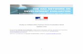 Study on Collaborative Partner-Donor Evaluation Work ... · 1 Study on Collaborative Partner-Donor Evaluation Work Update note Prepared by Claude Leroy-Thémèze, Head of the evaluation