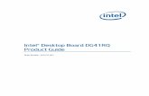 Intel® Desktop Board DG41RQ Product Guide · Le présent appareil numerique német pas de bruits radioélectriques dépassant les limites applicables aux ... Intel Desktop Board