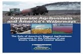 Corporate Agribusiness and America’s Waterways fileCorporate Agribusiness and America’s Waterways The Role of America’s Biggest Agribusiness Companies in the Pollution of our