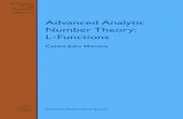 Advanced Analytic Number Theory: L-Functions · Advanced Analytic Number Theory: L ... Advanced analytic number theory : L-functions / Carlos ... Whittaker and G. N. Watson, A Course