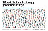 Rethinking poverty - New Statesman · Rethinking poverty What makes a good society? ... Trust asked 10,112 people which qualities were most important to a good society, ... of the