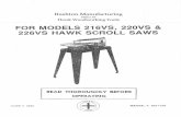 Bushton Manufacturing · This isa technique most pros use when they are making several projects with the same pattern. Remember your Hawk has the ability to cut up to a full