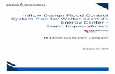 86617 DRAFT Walter South Inflow Flood Design€¦ · Inflow Design Flood Control System Plan for Walter Scott Jr. Energy Center - South Impoundment MidAmerican Energy Company October