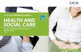 Cambridge TECHNICALS LEVEL 3 HEALTH AND … · Cambridge TECHNICALS LEVEL 3 HEALTH AND ... English and maths skills practice within this resource. ... Nursing Standard