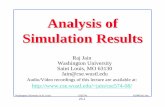 Analysis of Simulation Resultsjain/cse567-08/ftp/k_25asr.pdf · Analysis of Simulation Results Raj Jain Washington University Saint Louis, MO 63130 Jain@cse.wustl.edu ... " May need
