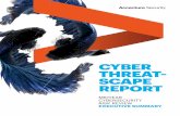 CYBER THREAT- SCAPE REPORT - Accenture€¦ · The Cyber Threat-scape Report examines cyber- ... worldwide businesses, governments, ... CONTACTS Josh Ray