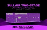 SULLAIR Two-stageamerica.sullair.com/sites/default/files/2018-01/LIT Sullair Two... · satisfaction, Sullair Two-Stage air compressors with discharge pressures up to 150 psig include